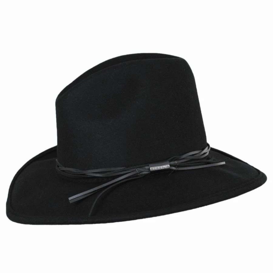 Cowboy & Western Hats * | Stetson Gus Crushable Wool Felt Western Hat