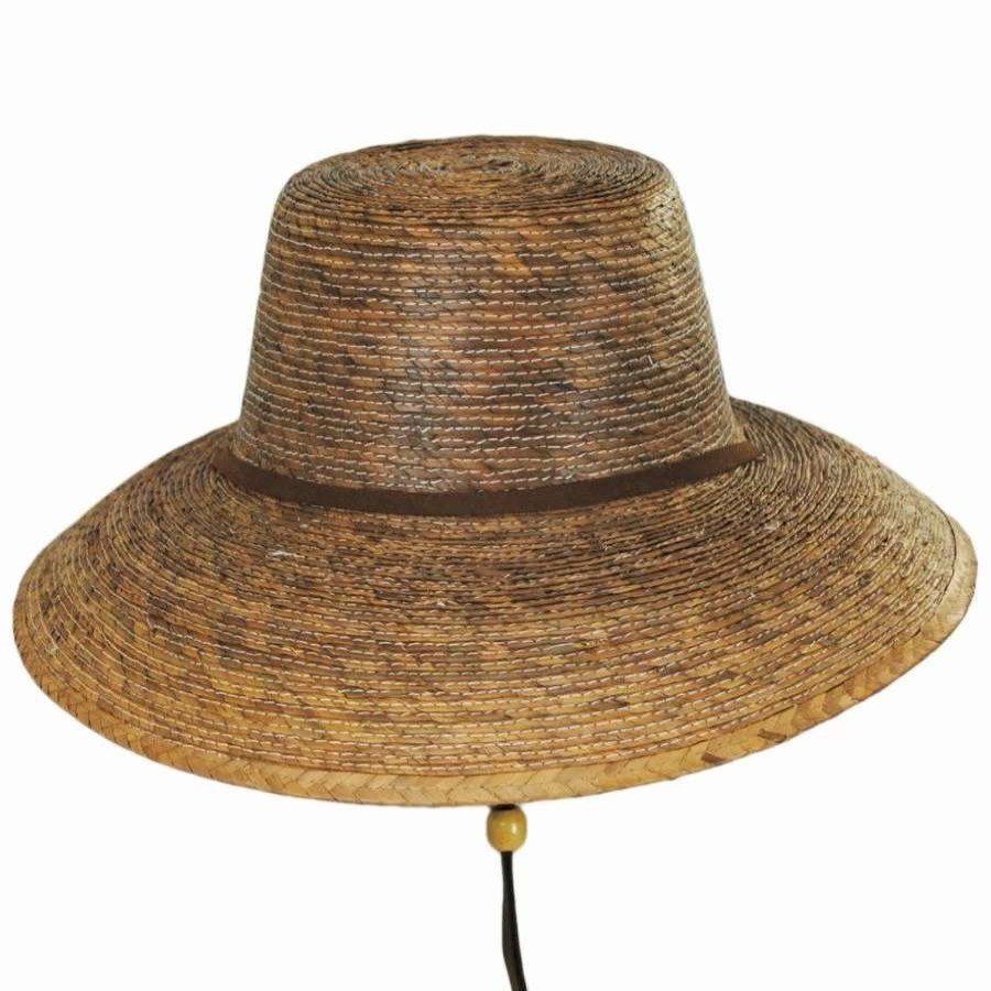 Outdoors * | Scala Maddalena Palm Straw Bucket Hat