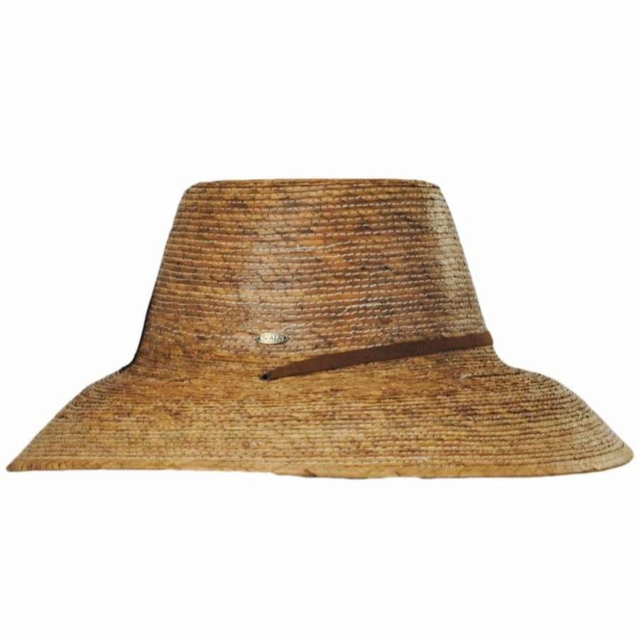 Outdoors * | Scala Maddalena Palm Straw Bucket Hat