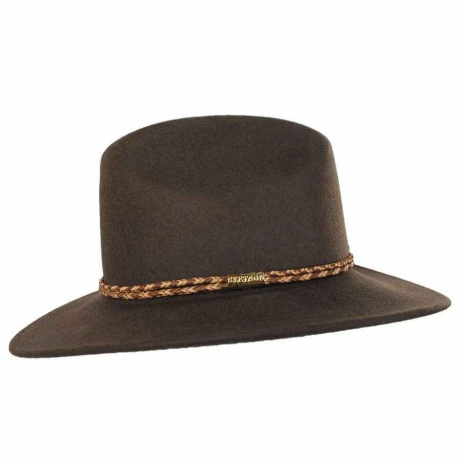 Cowboy & Western Hats * | Stetson Mitchum Crushable Wool Felt Western Hat