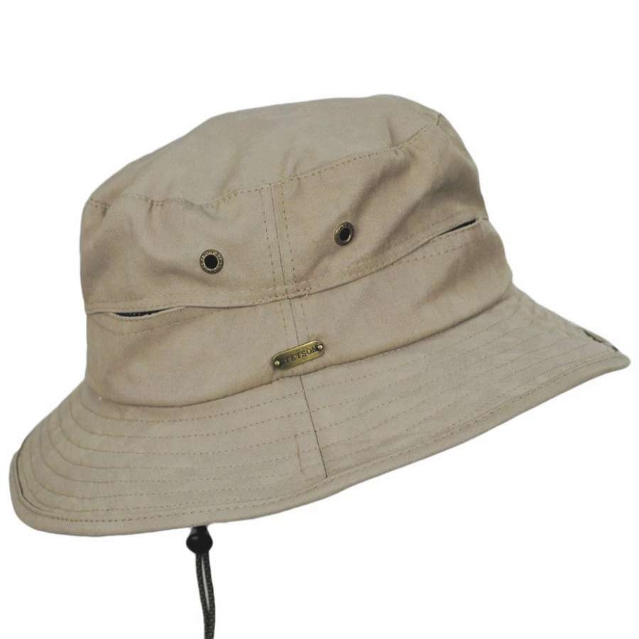 Bucket Hats * | Stetson Decker Weathered Cotton Blend Boonie Hat