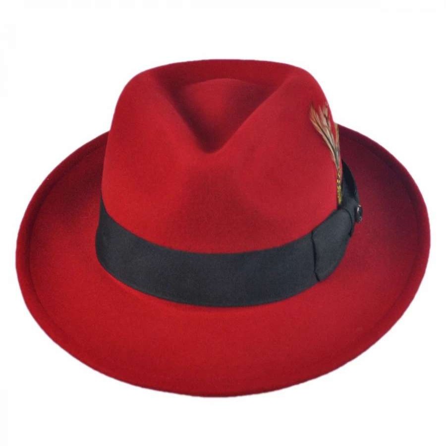 Outdoors * | Pachuco Crushable Wool Felt Fedora Hat