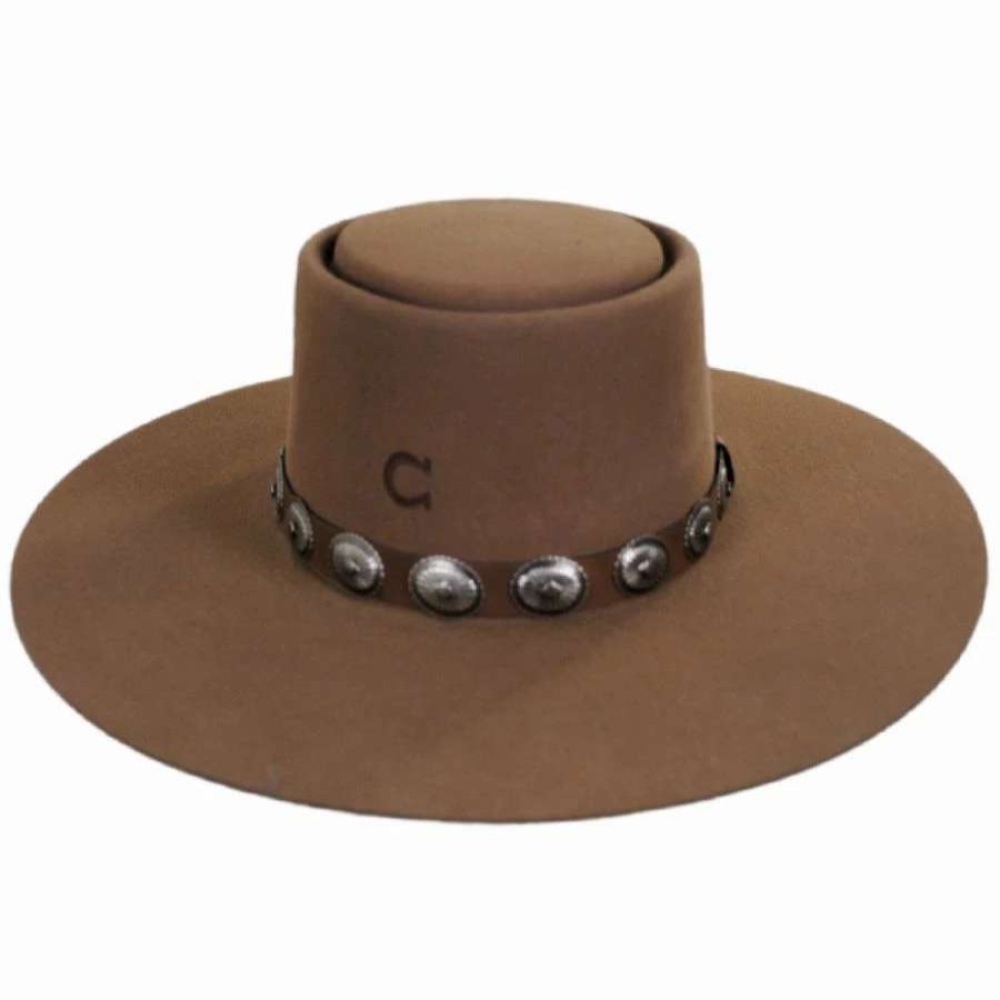 Men'S Hats * | Charlie 1 Horse High Desert Wool Felt Gambler Hat