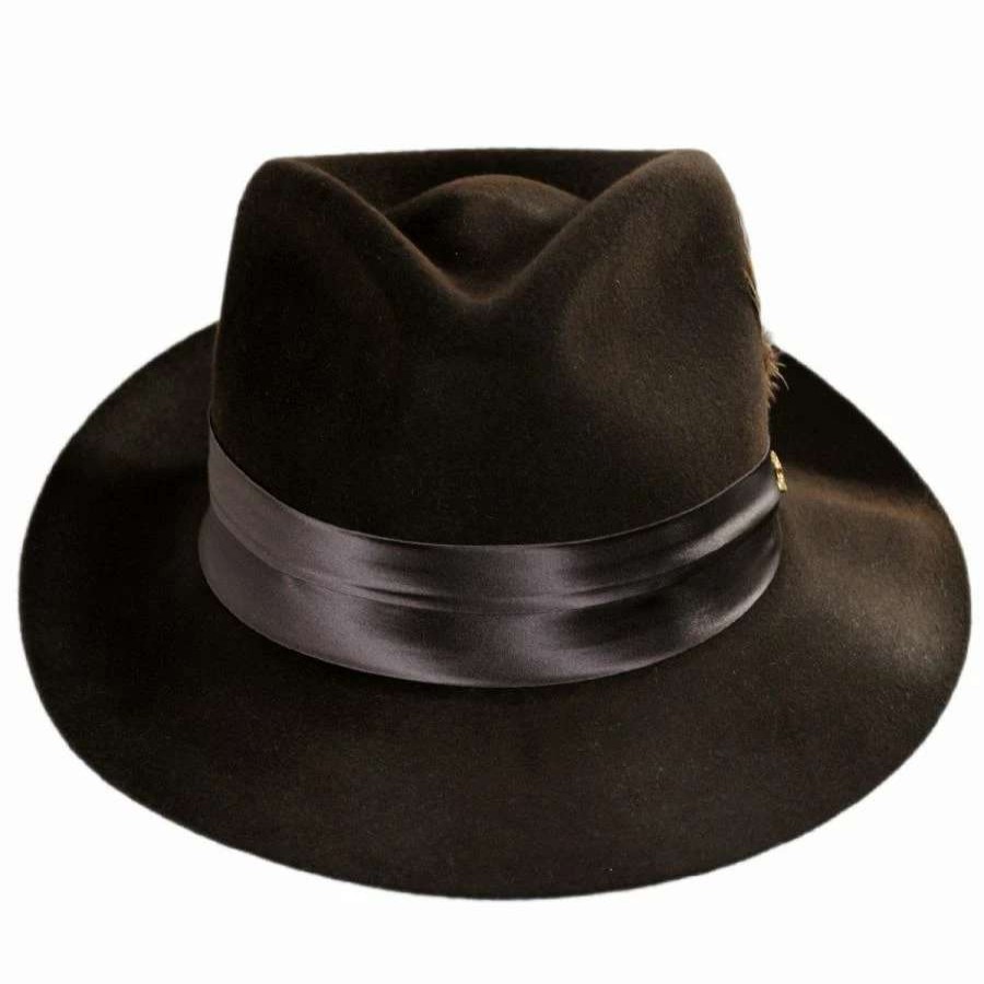 Fedoras * | Temptation Fur Felt Fedora Hat