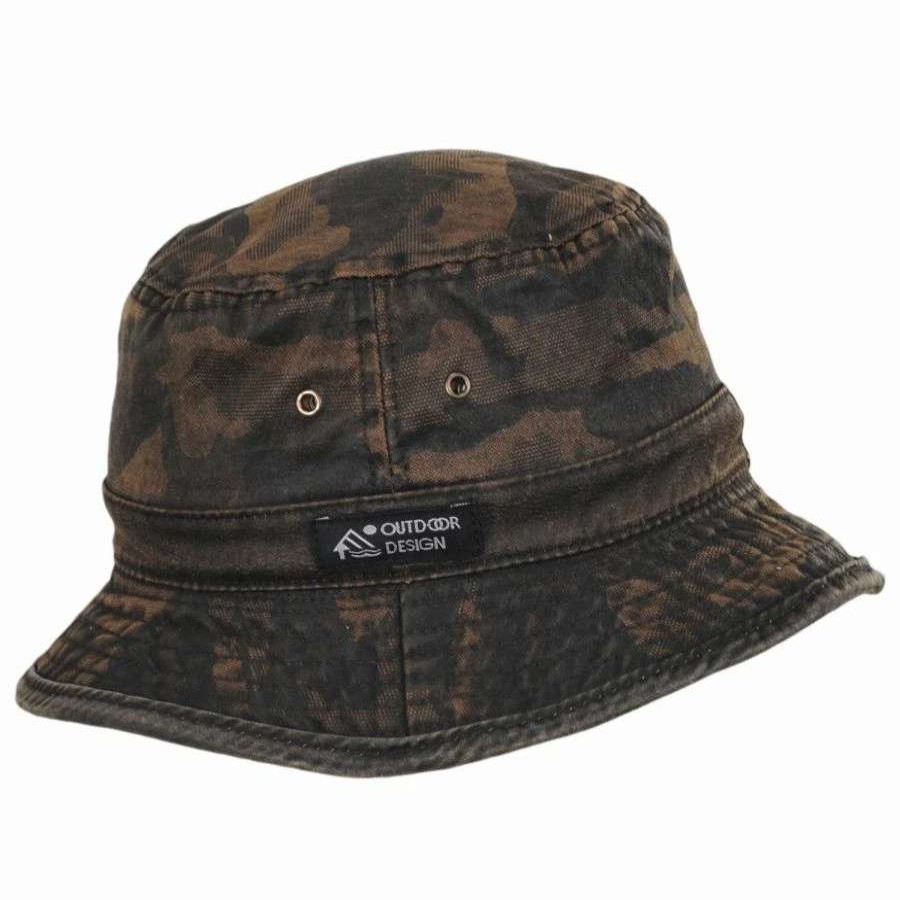 Bucket Hats * | Hawkeye Reversible Cotton Bucket Hat