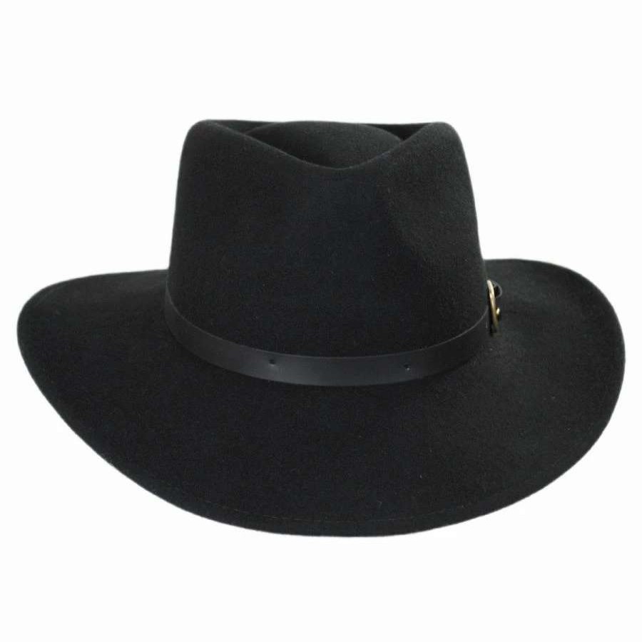 Men'S Hats * | Melbourne Crushable Wool Felt Outback Hat