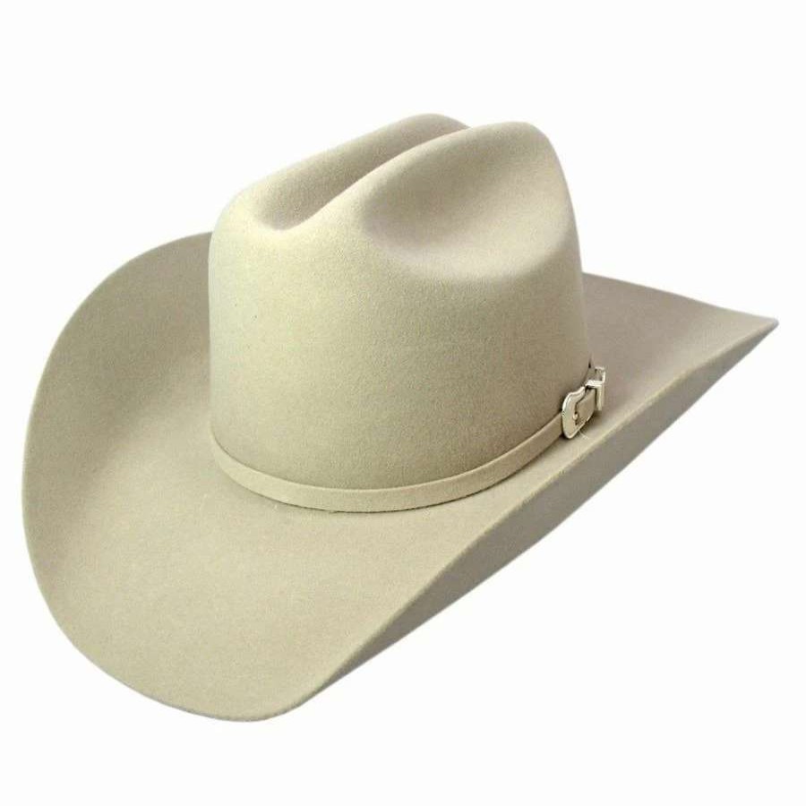 Cowboy & Western Hats * | Lightning Wool And Angora Felt Cowboy Hat Bone