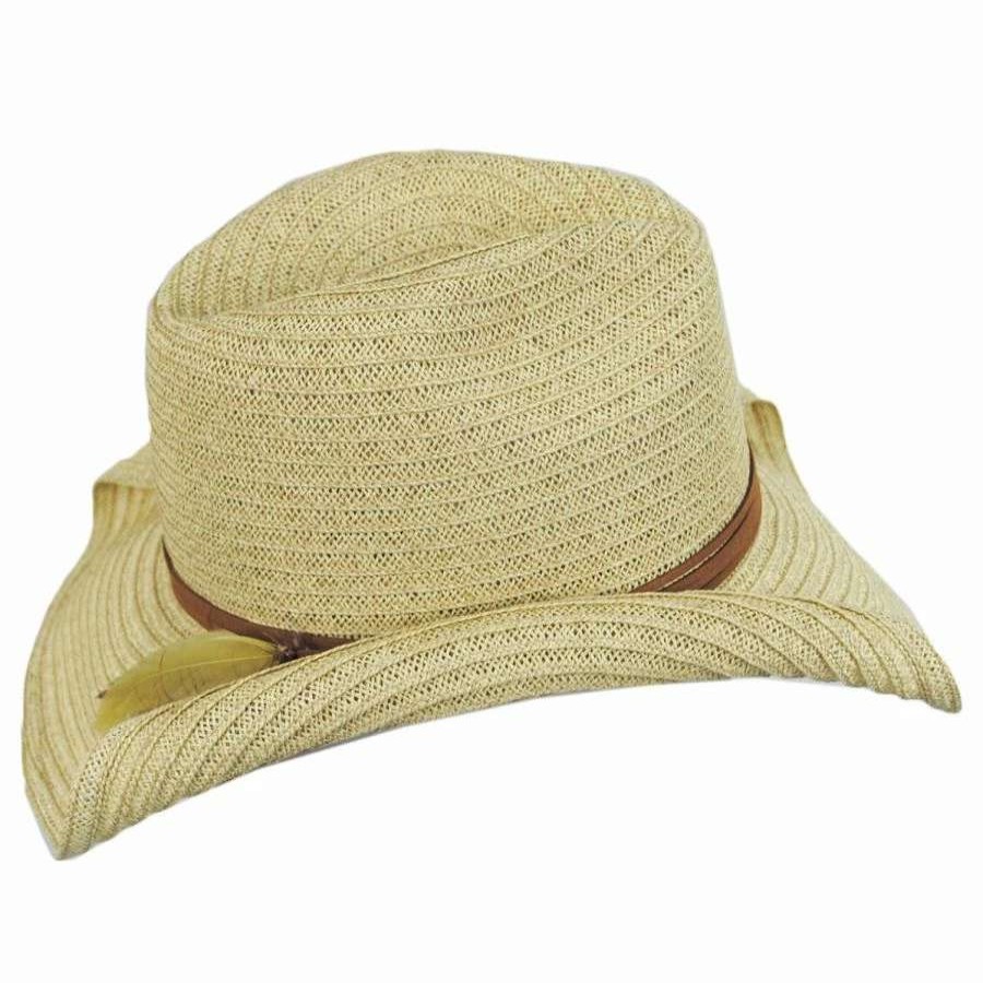 Cowboy & Western Hats * | Nixie Braided Toyo Straw Western Hat