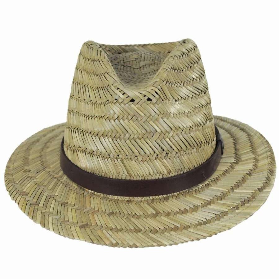 Fedoras * | Messer Resort Rush Straw Fedora Hat