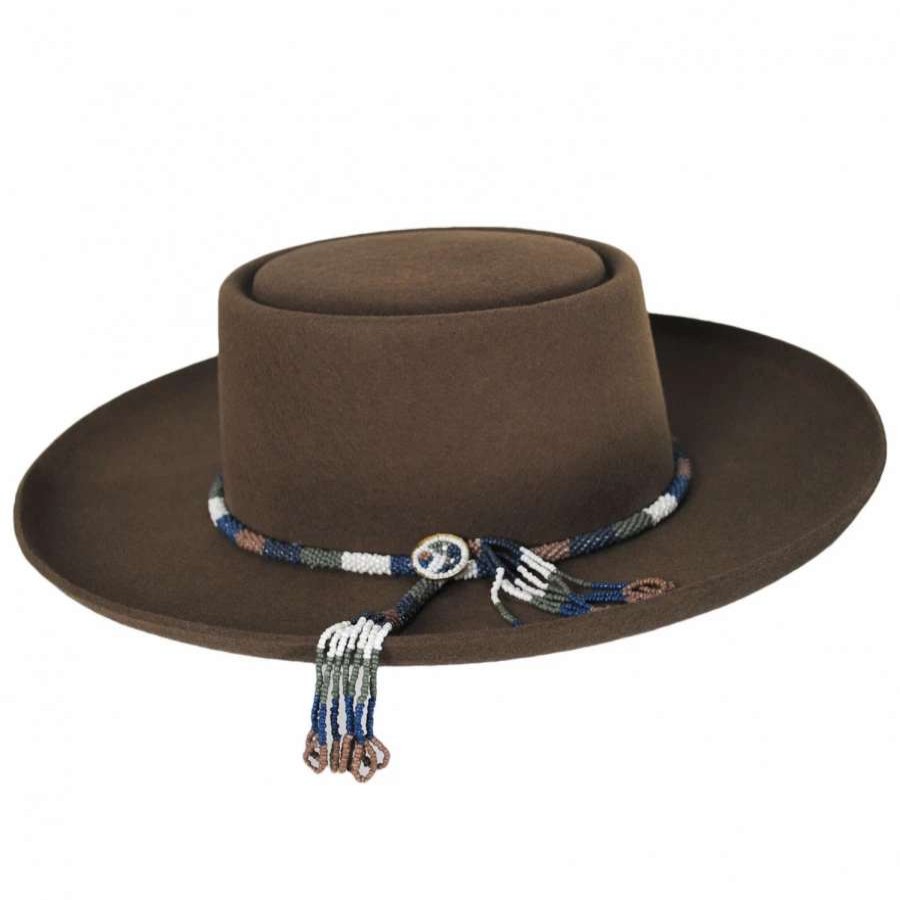 Cowboy & Western Hats * | Stetson Tellus Wool Felt Gambler Hat