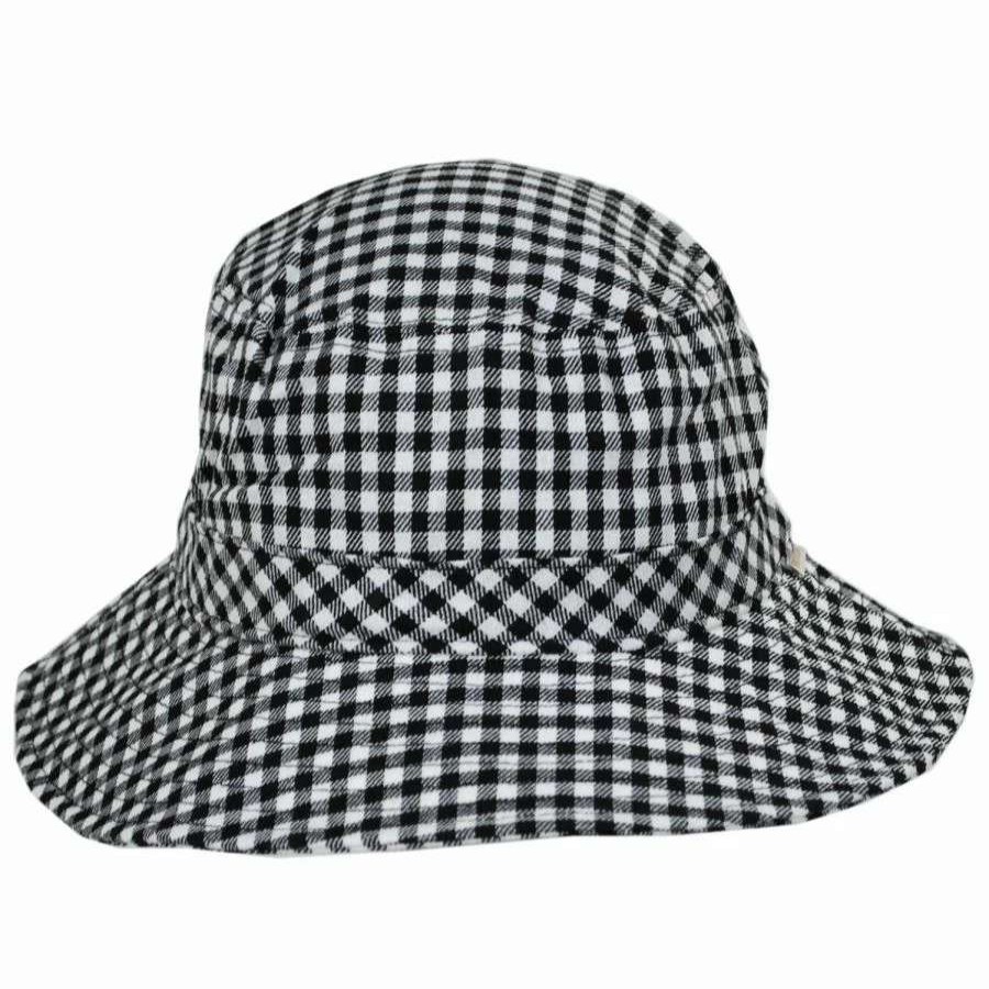 Bucket Hats * | Petra Two-Tone Packable Cotton Bucket Hat