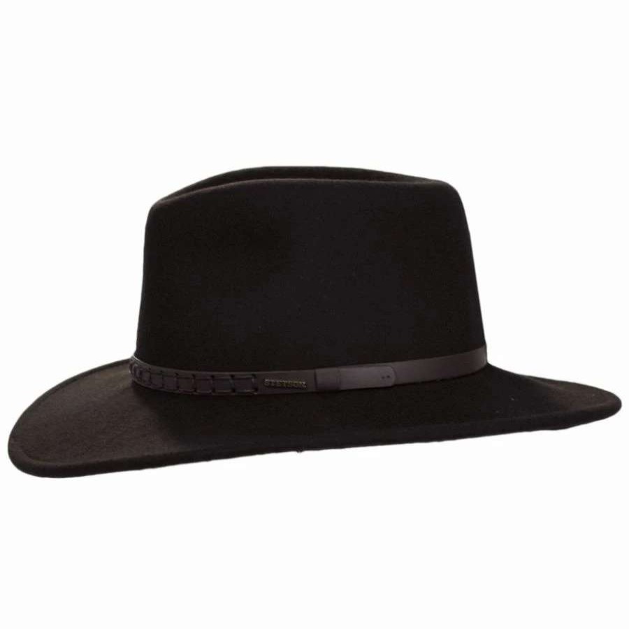 Cowboy & Western Hats * | Stetson Sturgis Crushable Wool Felt Outback Hat