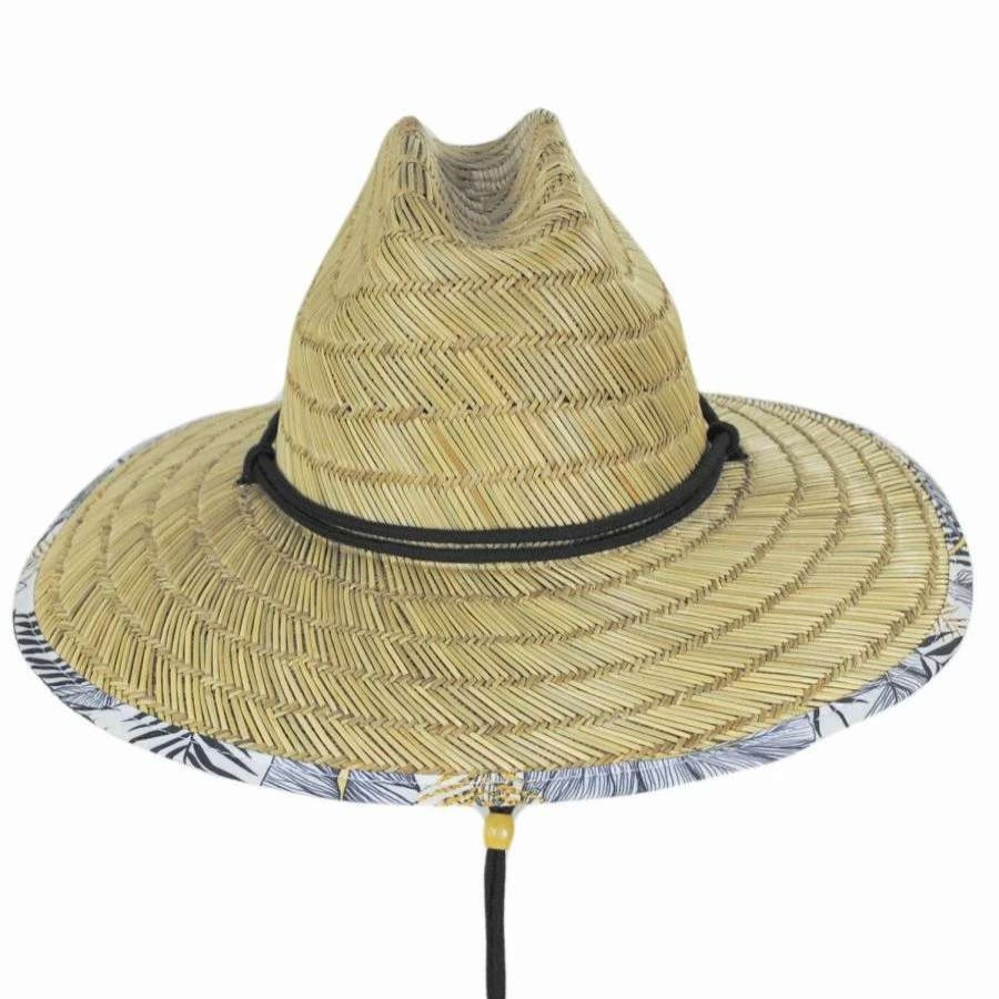 Outdoors * | Gold Leaf Rush Straw Lifeguard Hat