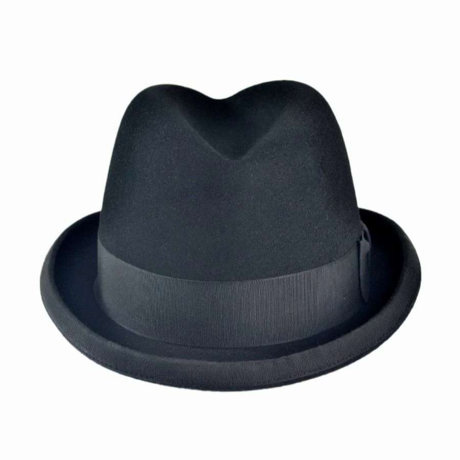 Fedoras * | Stetson Fur Felt Homburg Hat