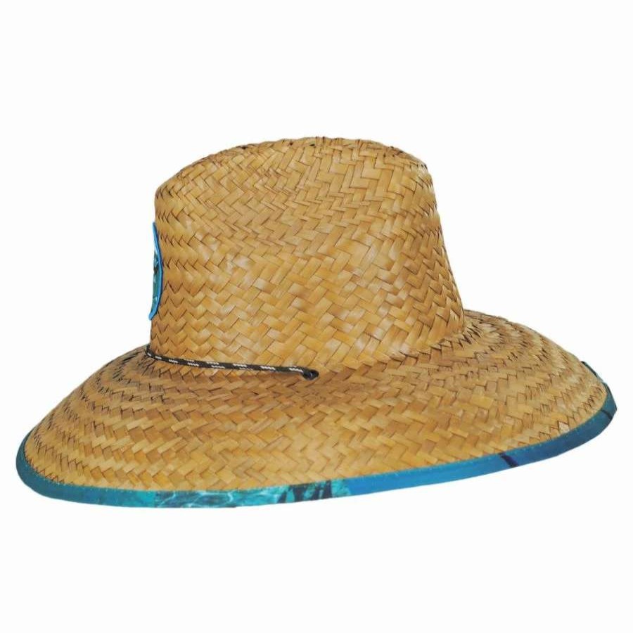 Outdoors * | Marlin Coconut Straw Lifeguard Hat