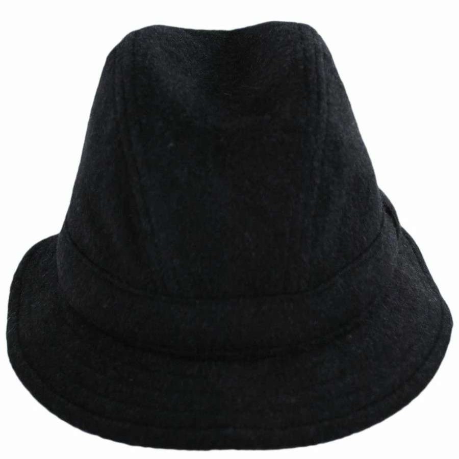 Outdoors * | Teflon Shield And Melange Wool Rollable Walking Rain Hat