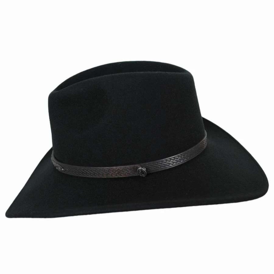 Cowboy & Western Hats * | Wyatt Wool Felt Western Cowboy Hat