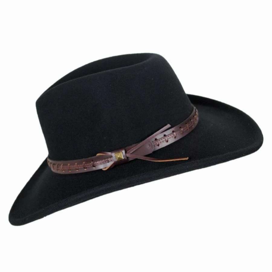 Fedoras * | Firehole Crushable Wool Litefelt Western Hat