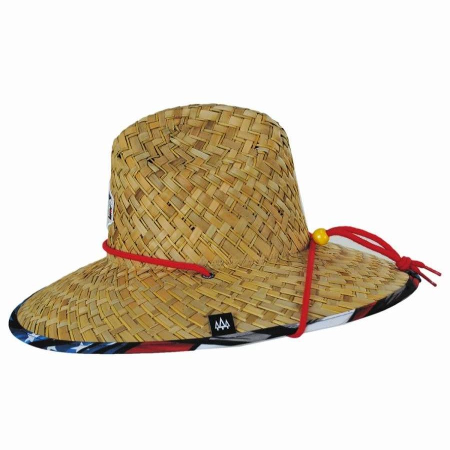 Outdoors * | Youth Maverick Straw Lifeguard Hat