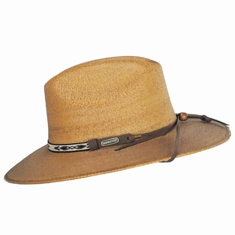 Cowboy & Western Hats * | Stetson Clearwater Palm Straw Western Hat