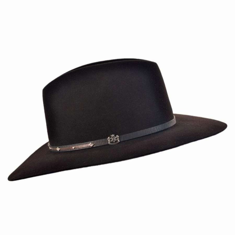 Cowboy & Western Hats * | Compass Merino Wool Felt Western Hat