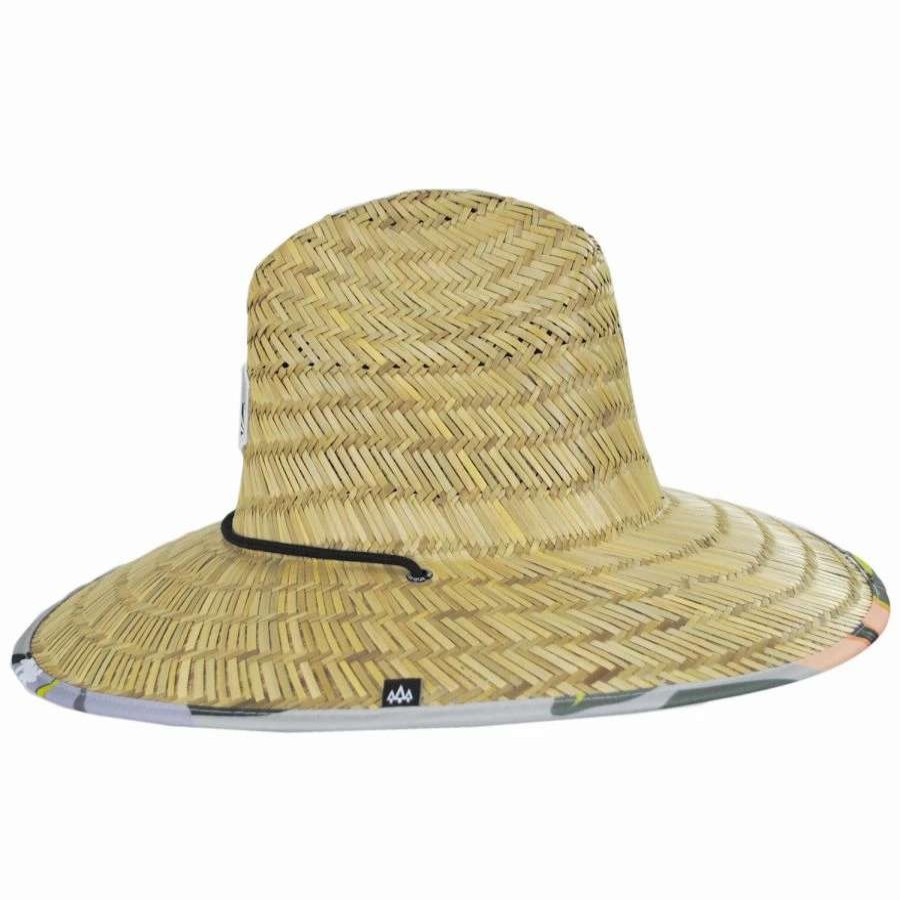 Outdoors * | Barbados Straw Lifeguard Hat