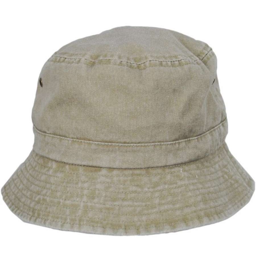 Bucket Hats * | Vhs Cotton Bucket Hat Khaki