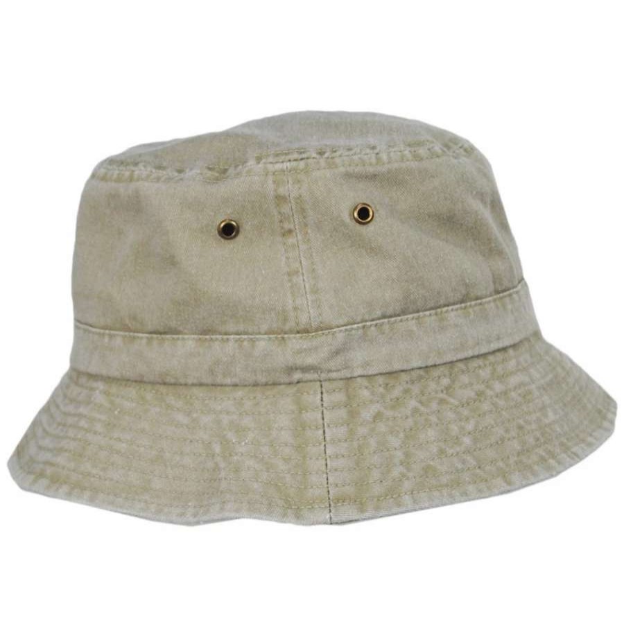 Bucket Hats * | Vhs Cotton Bucket Hat Khaki