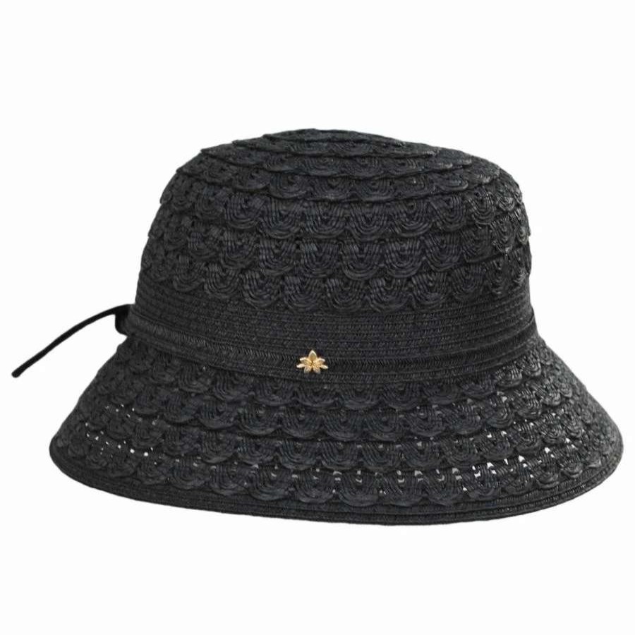 Bucket Hats * | Sorina Toyo Straw Bucket Hat