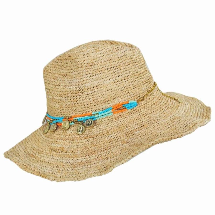 Cowboy & Western Hats * | Ibiza Crochet Raffia Straw Western Hat