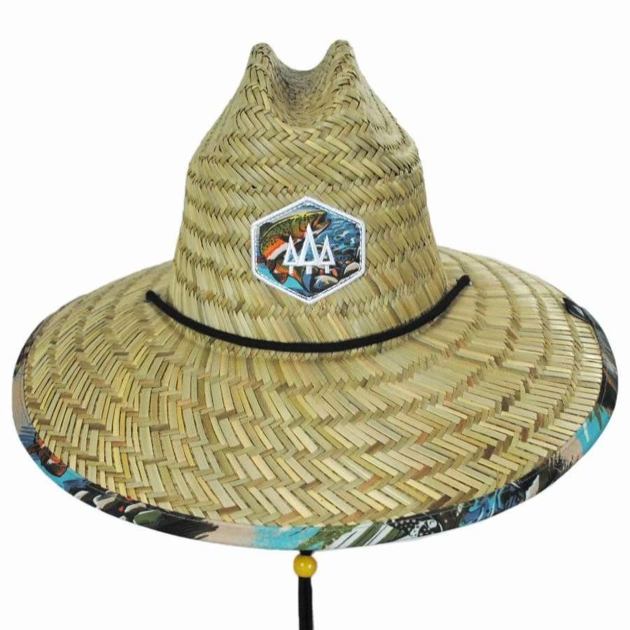 Outdoors * | Dry Fly Straw Lifeguard Hat