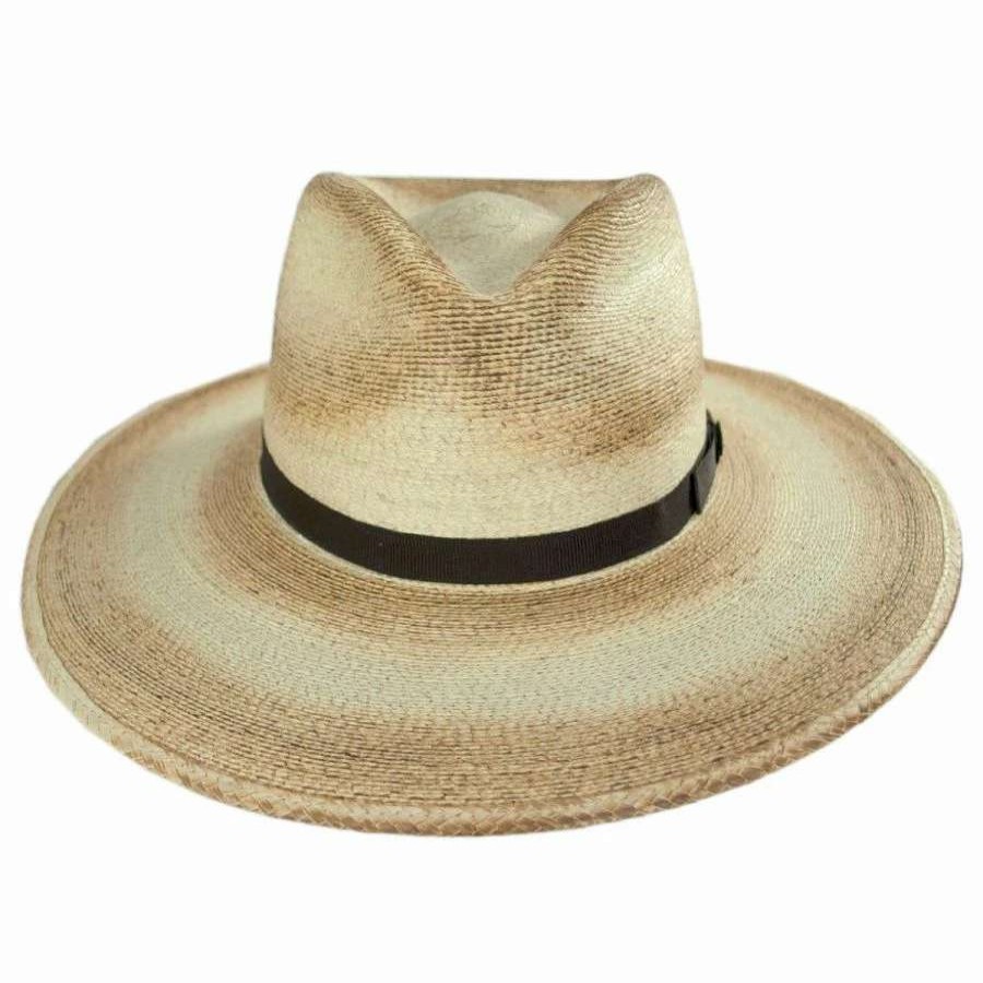 Men'S Hats * | Stetson Sandy Bay Palm Straw Outback Western Hat