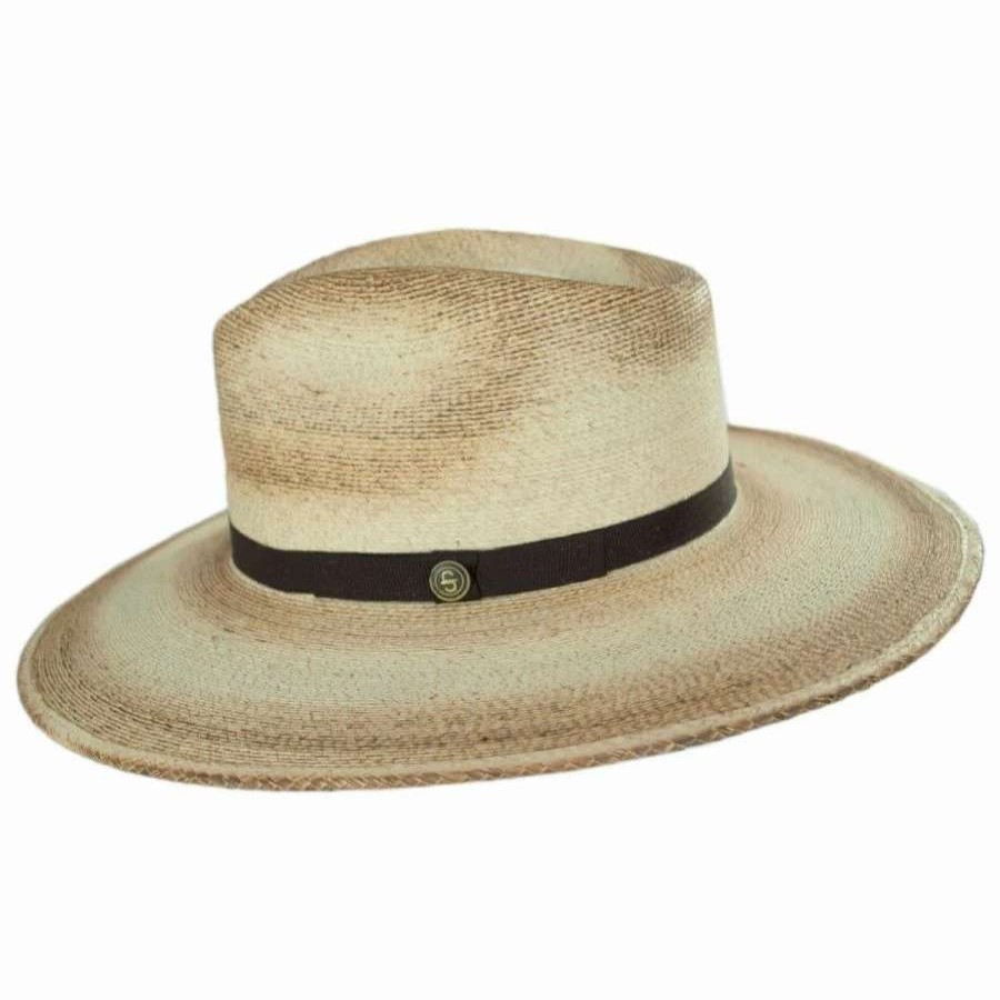 Men'S Hats * | Stetson Sandy Bay Palm Straw Outback Western Hat