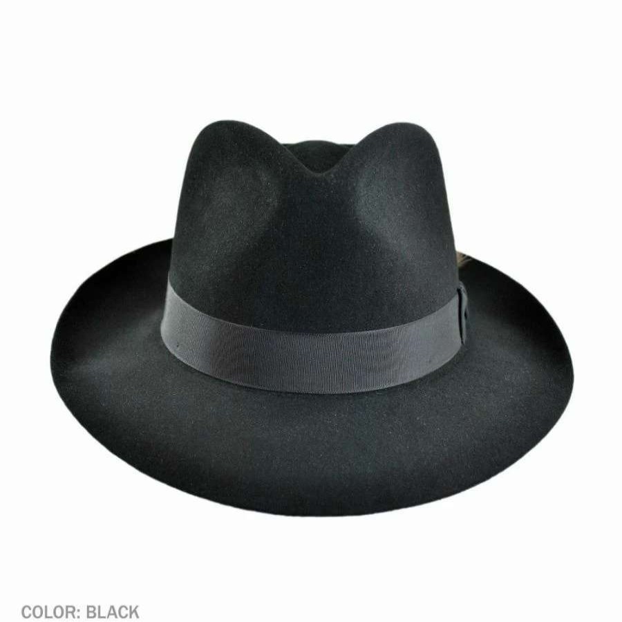 Fedoras * | Stetson Downs Fur Felt Fedora Hat