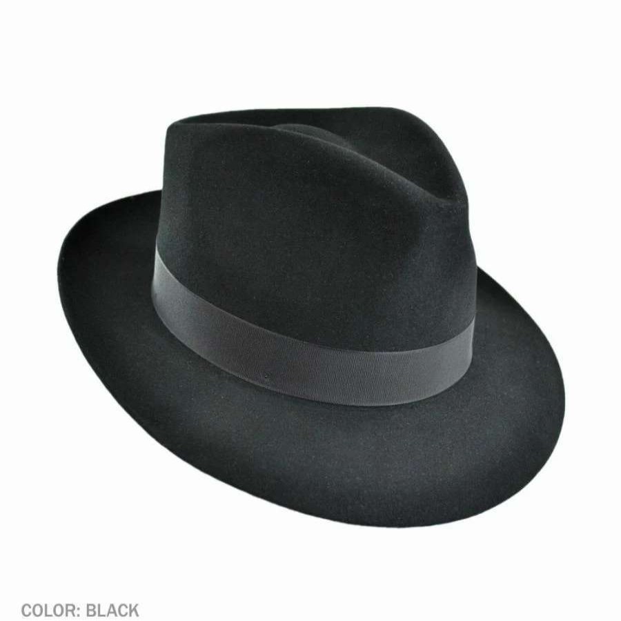 Fedoras * | Stetson Downs Fur Felt Fedora Hat