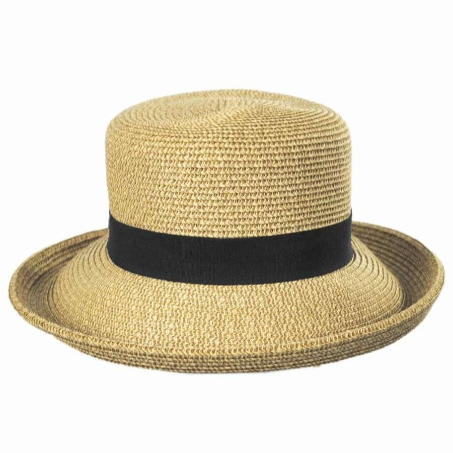 Outdoors * | Scala Vallea Toyo Straw Blend Sun Hat