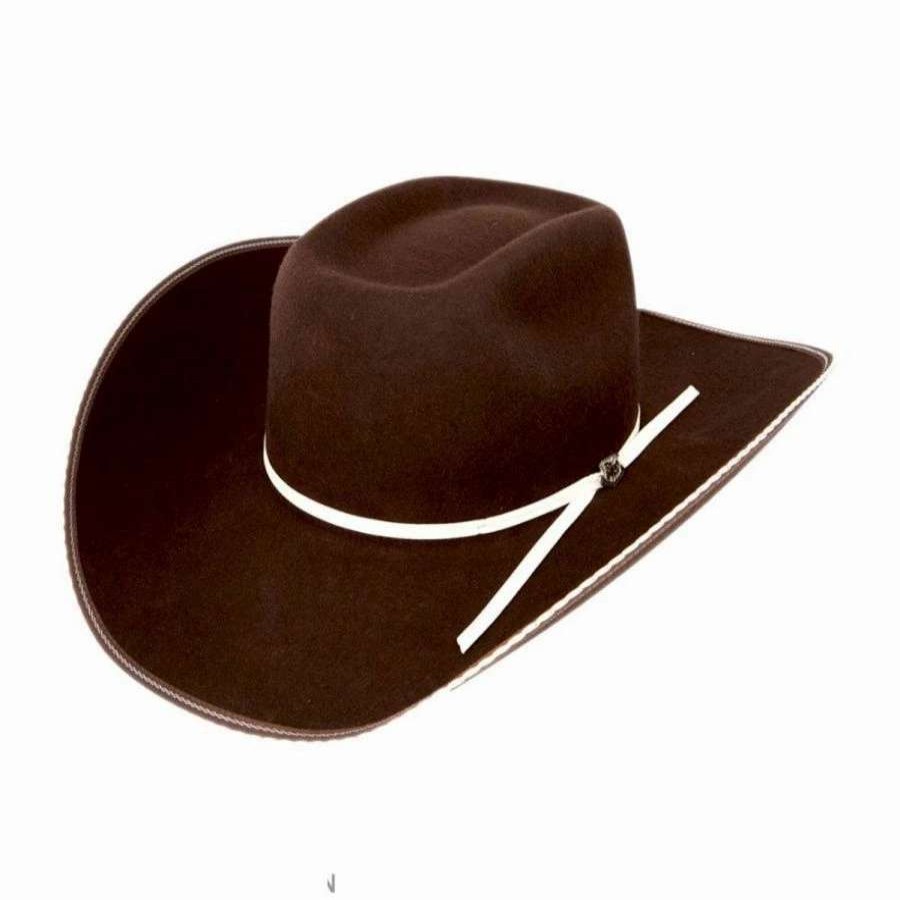 Cowboy & Western Hats * | Tuff Hedeman Collection Snake Eyes Wool Felt Western Hat