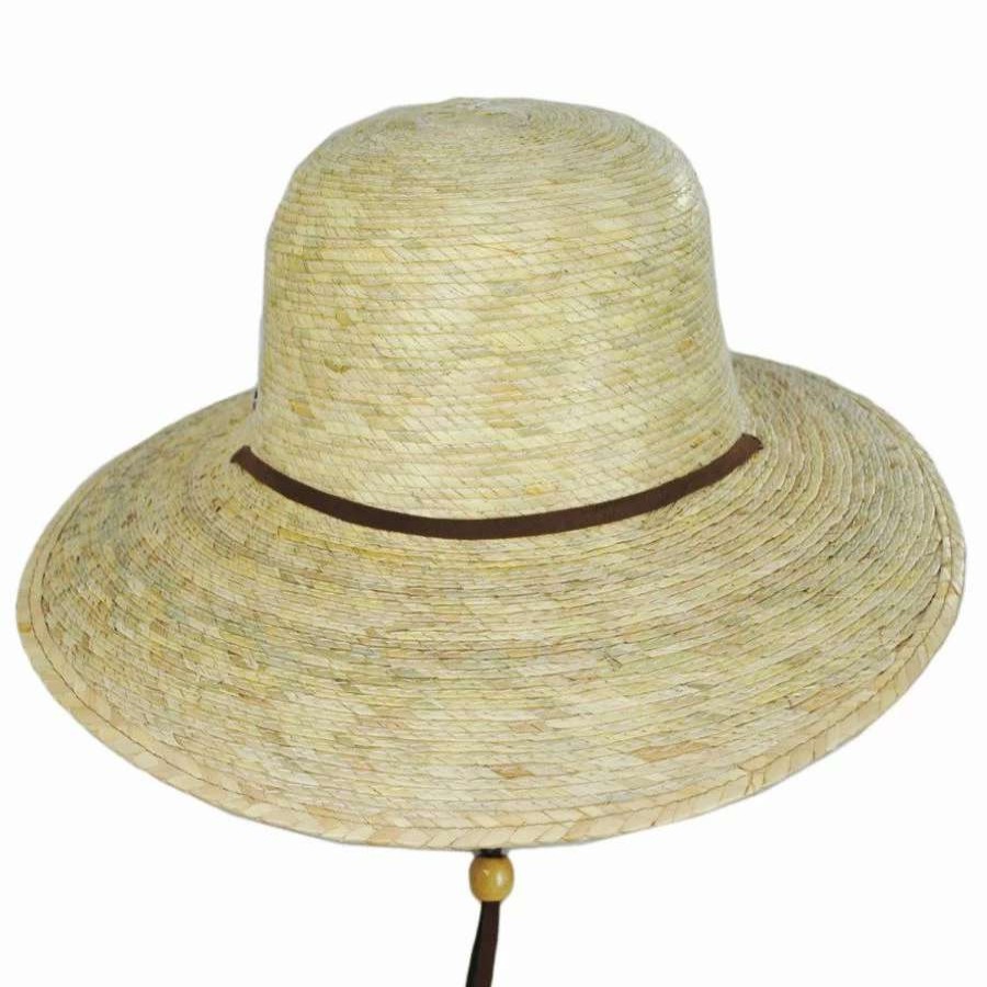 Outdoors * | Scala Annabel Palm Straw Facesaver Hat