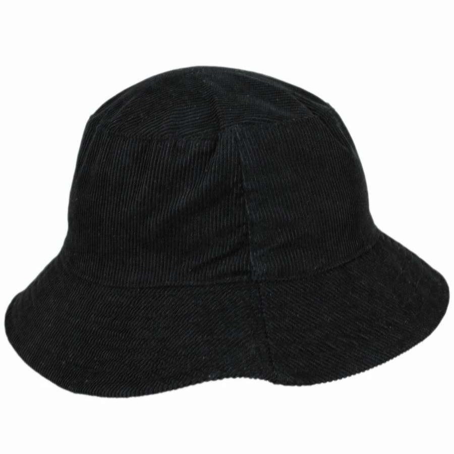 Bucket Hats * | Scala Verdo Corduory Bucket Hat