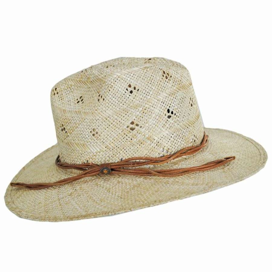 Fedoras * | Renegade Florin Sisal Straw Fedora Hat