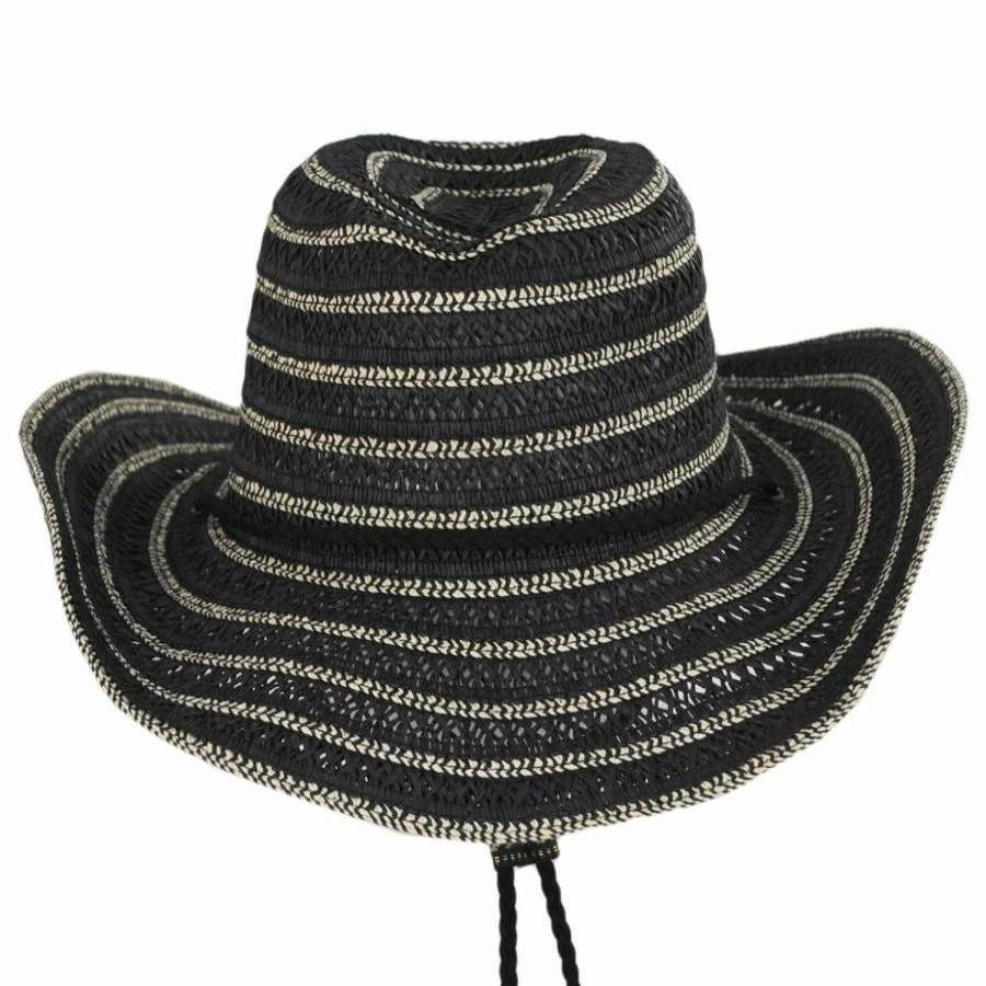 Cowboy & Western Hats * | Samantha Braided Toyo Straw Western Hat