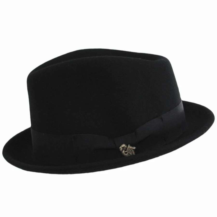 Fedoras * | Roma Wool Felt Fedora Hat