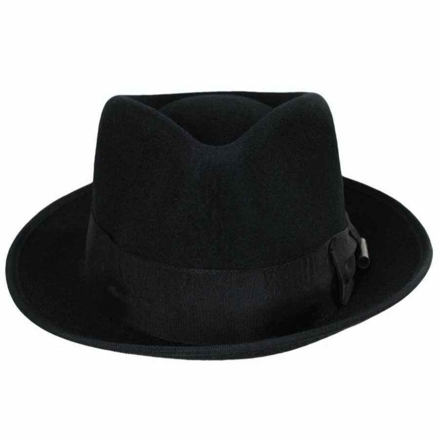 Fedoras * | Champ Wool Felt Fedora Hat