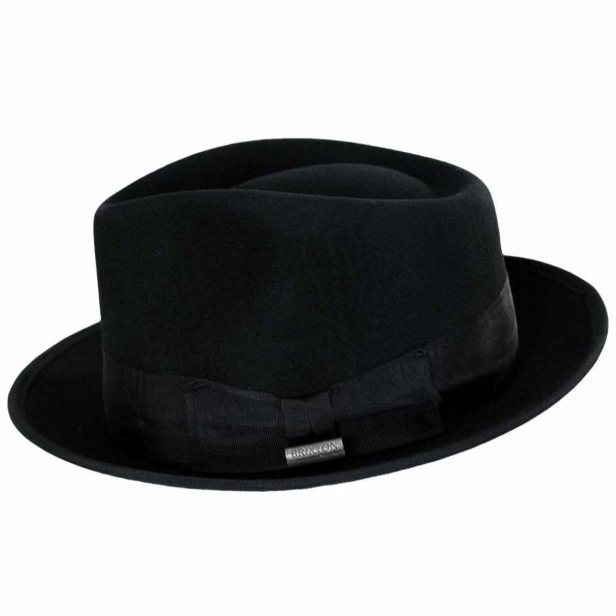 Fedoras * | Champ Wool Felt Fedora Hat