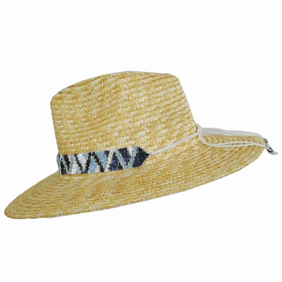 Fedoras * | Mykonos Milan Straw Rancher Fedora Hat