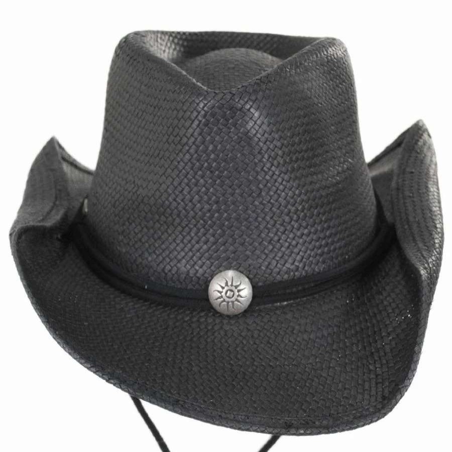 Cowboy & Western Hats * | Scala Chincord Toyo Straw Western Hat