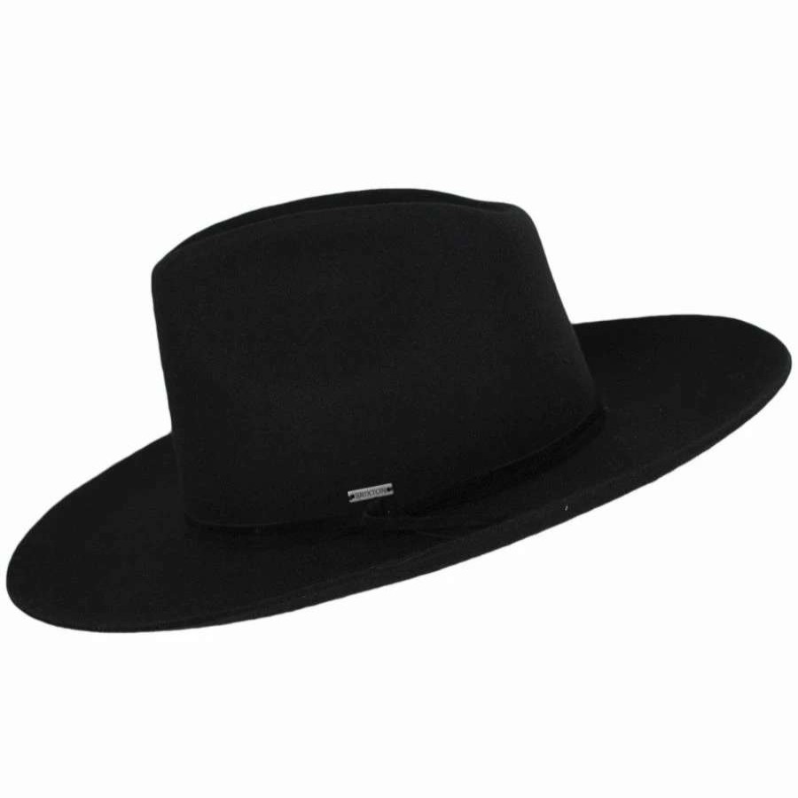 Men'S Hats * | Sedona Reserve Wool Felt Cowboy Hat Black