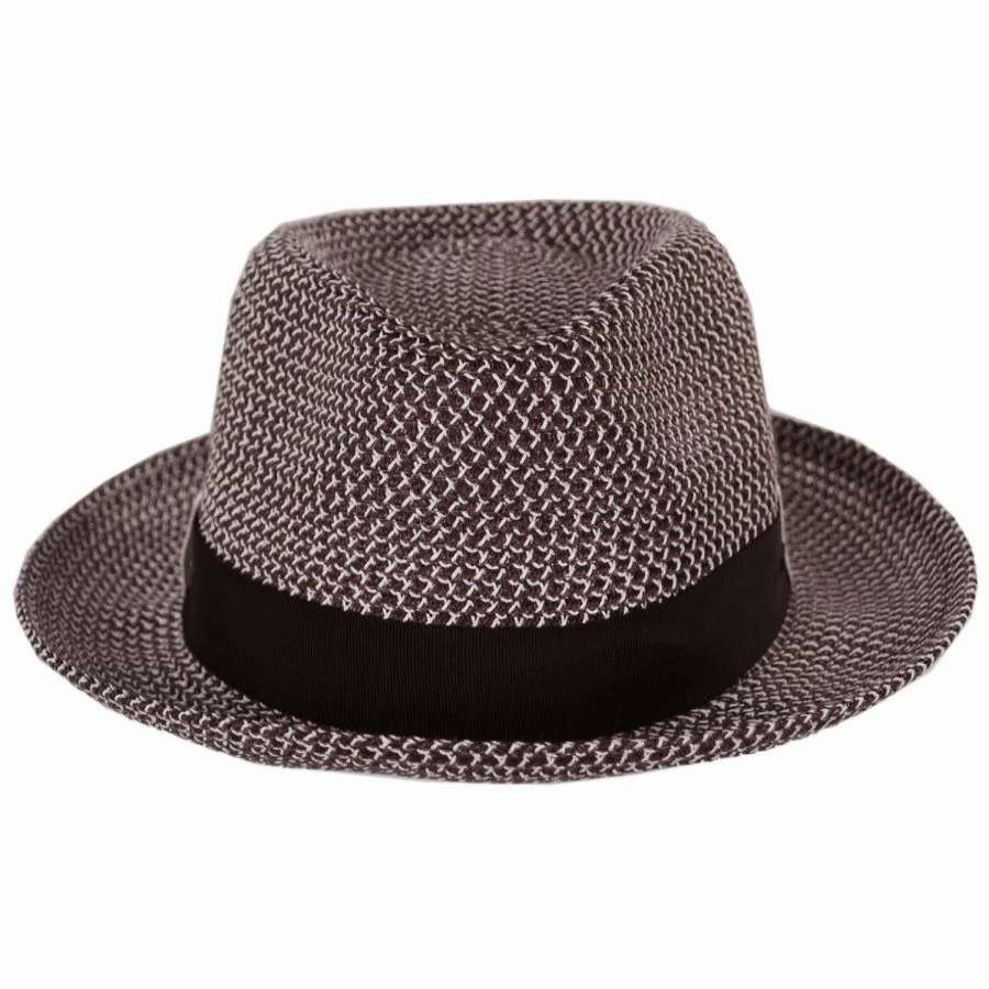 Fedoras * | Ronit Toyo Straw Blend Trilby Fedora Hat