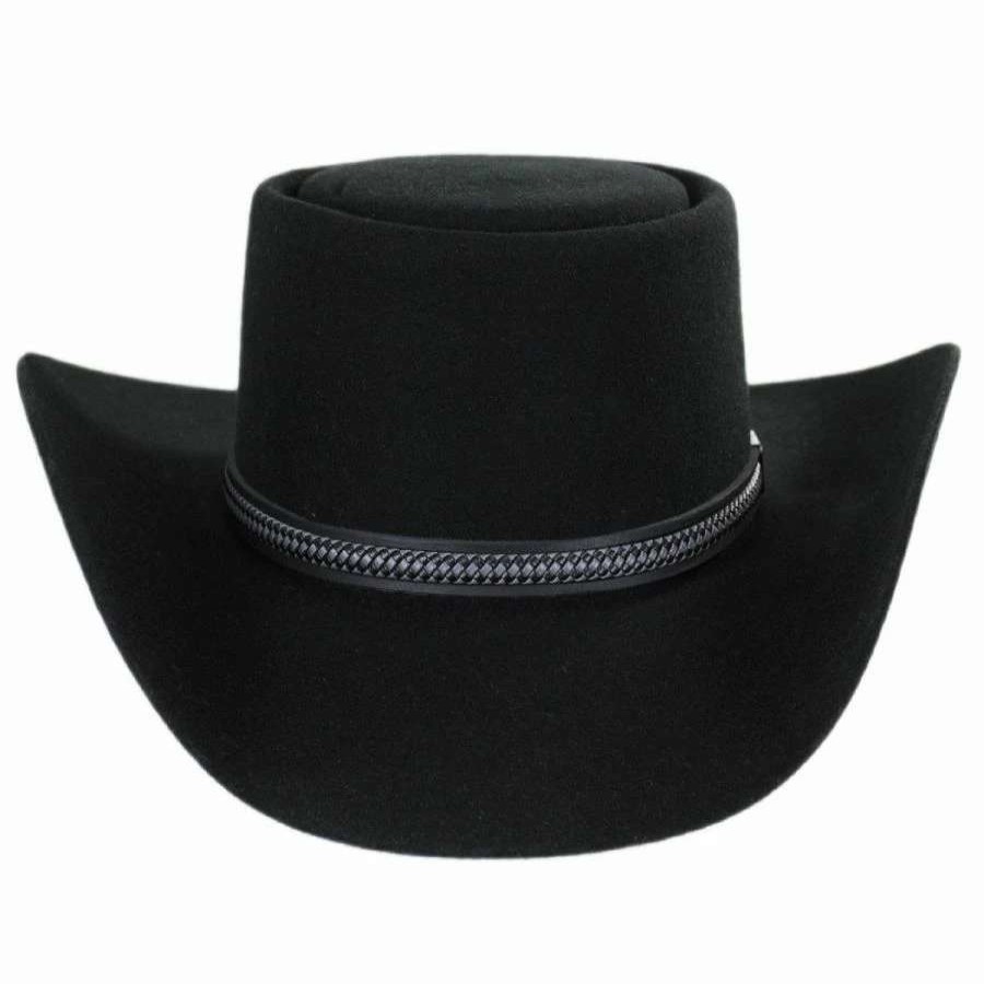 Cowboy & Western Hats * | Stetson John Wayne Chinook Wool Felt Gambler Hat