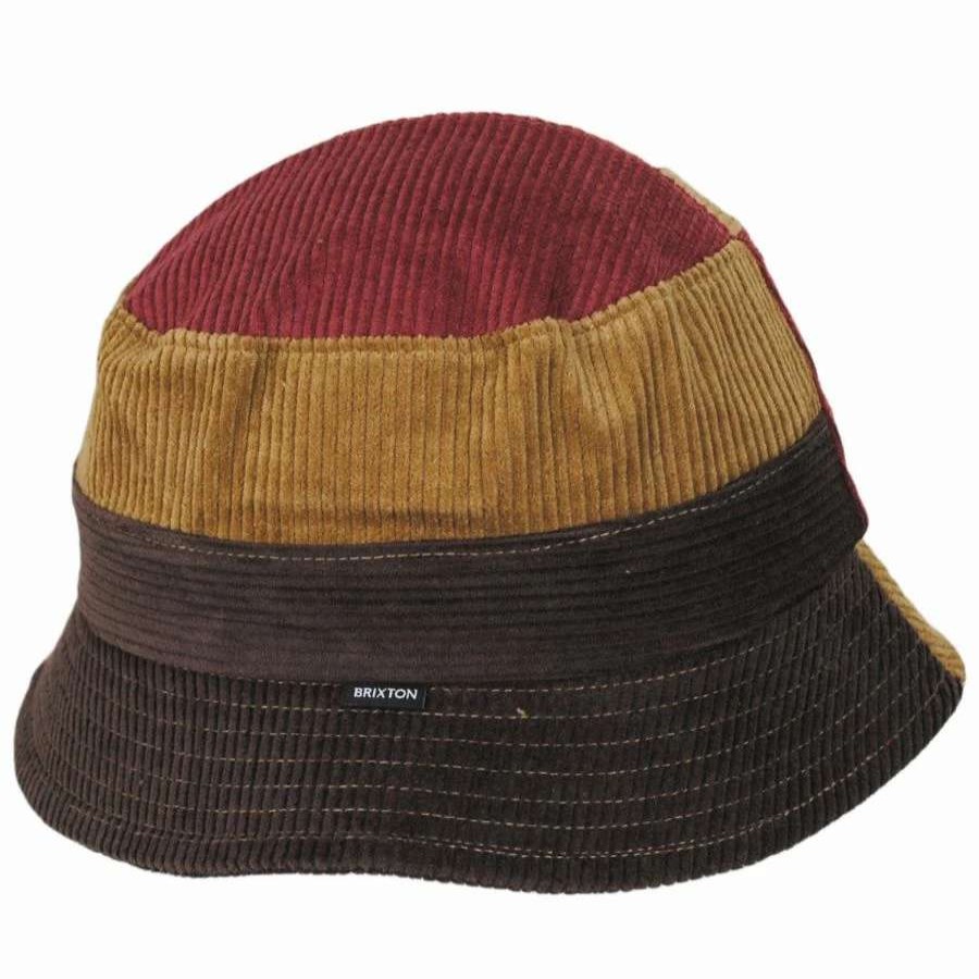 Men'S Hats * | Gramercy Colorblock Corduroy Packable Bucket Hat